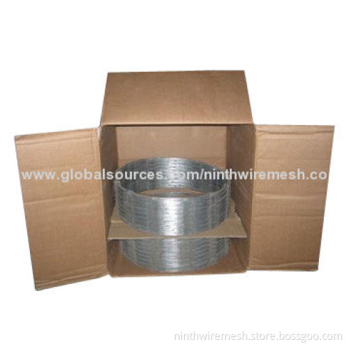 Concertina galvanized razor wire, fencing